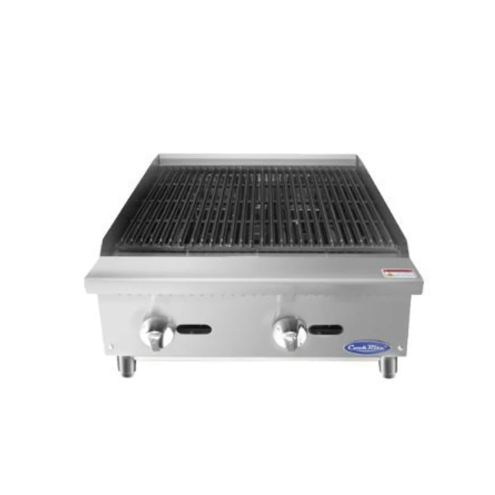 Atosa ATRC-24 24" long-lasting-build Countertop Radiant Gas Broiler - 75,000 BTU