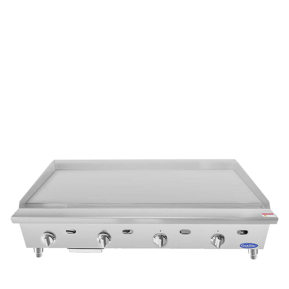 Atosa ATTG-48 48" robust-build Gas Griddle With Thermostatic Control - 100,000 BTU