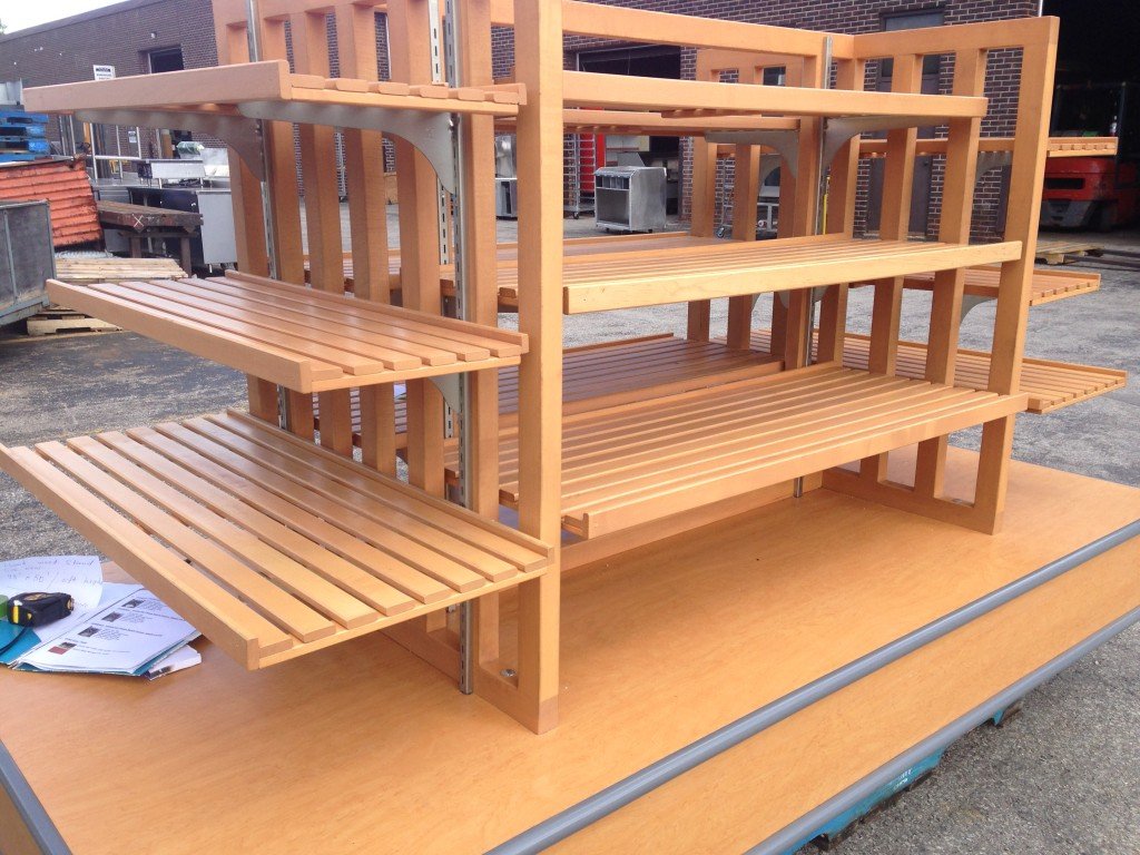 Bakery Shelving Island