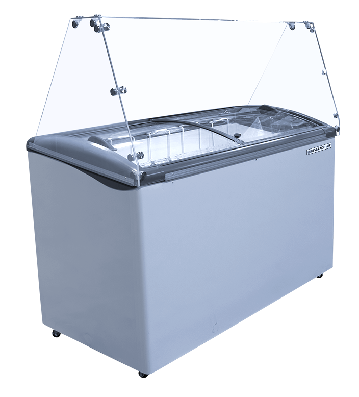 Beverage-Air - 50" Dipping Cabinet w/ Sneeze Guard - BDC-HC-8