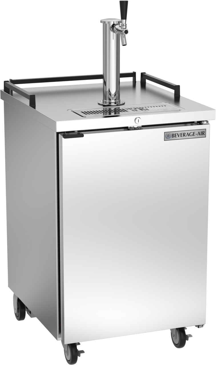 Beverage-Air - 24" Stainless Steel Mobile Kegerator - BM23HC-S-31