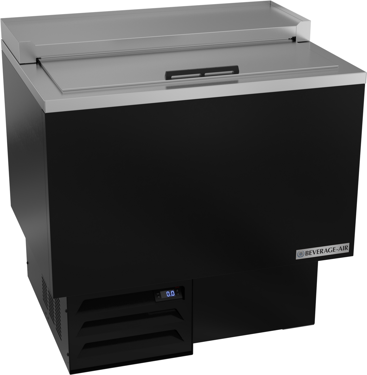 Beverage-Air - 34" Black Top Loading Glass & Plate Chiller - GF34HC-B