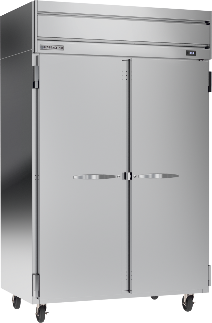 Beverage-Air - 52" Horizon Stainless Steel Reach-In Freezer w/ 2 Solid Swing Doors - HFPS2HC-1S