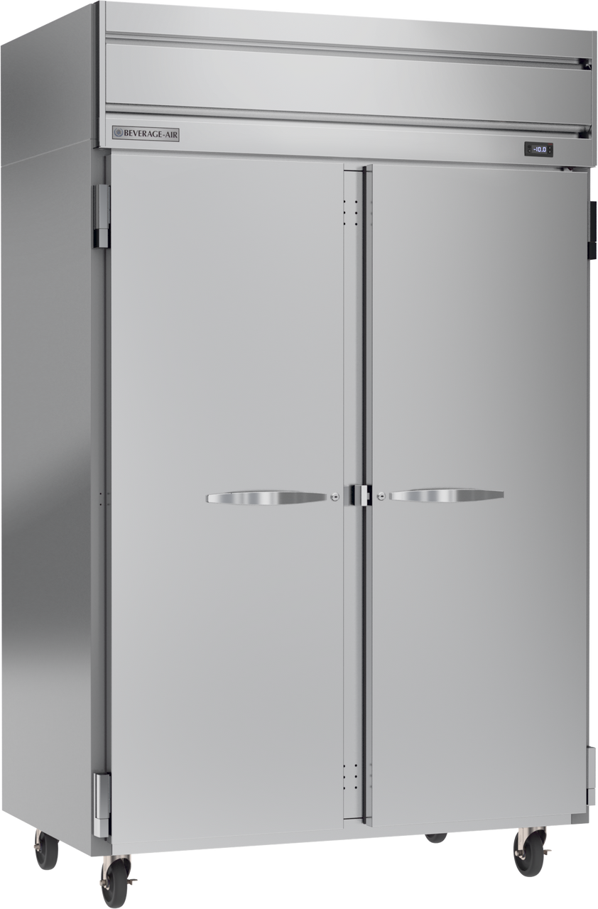 Beverage-Air - 52" Horizon Stainless Steel Reach-In Freezer w/ 2 Solid Swing Doors - HFS2HC-1S
