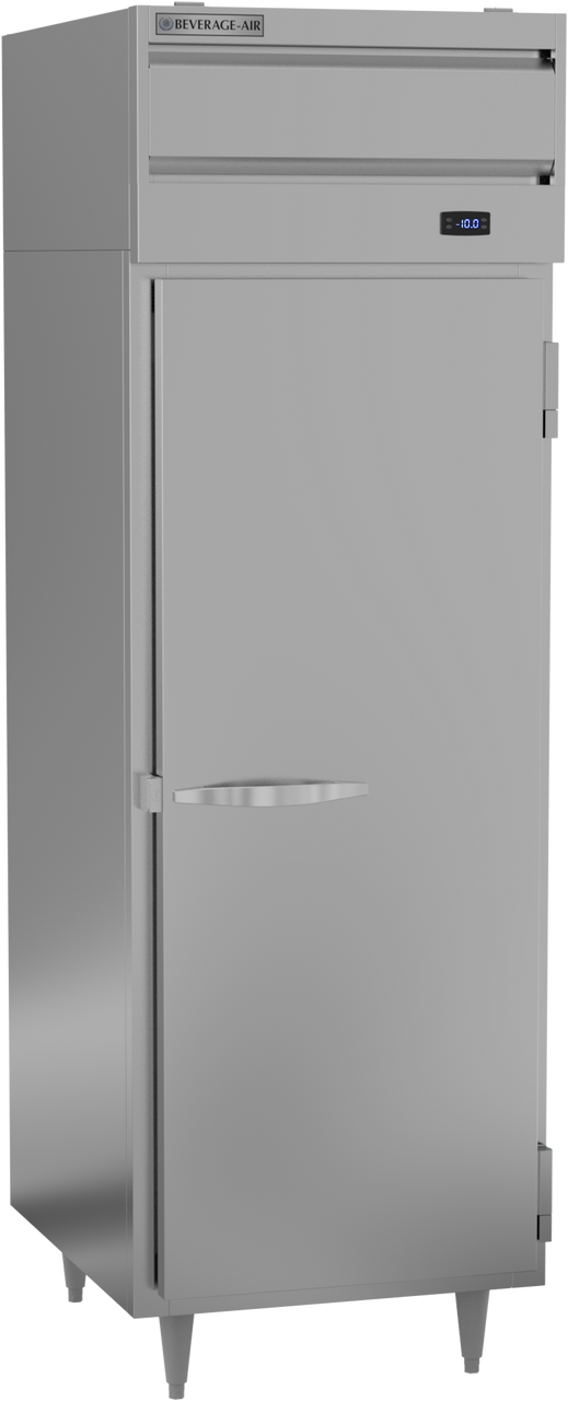 Beverage-Air - 27" P Series Stainless Steel Reach-In Freezer w/ 1 Solid Swing Door - PF1HC-1AS