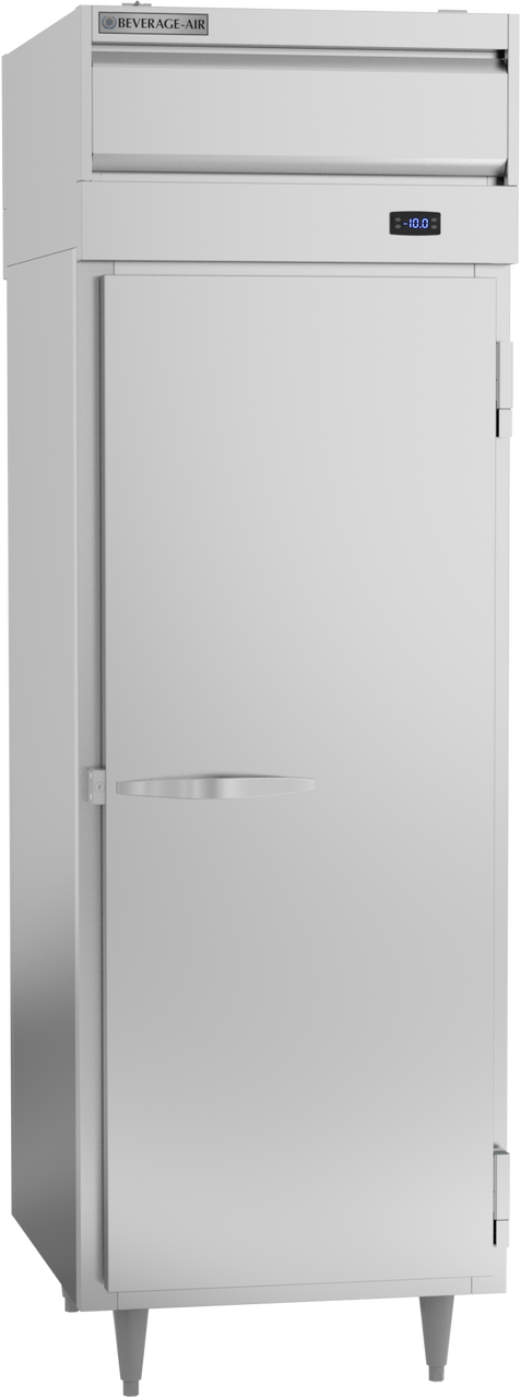 Beverage-Air - 27" P Series Stainless Steel Pass-Thru Freezer w/ 2 Solid Swing Doors - PFD1HC-1AS