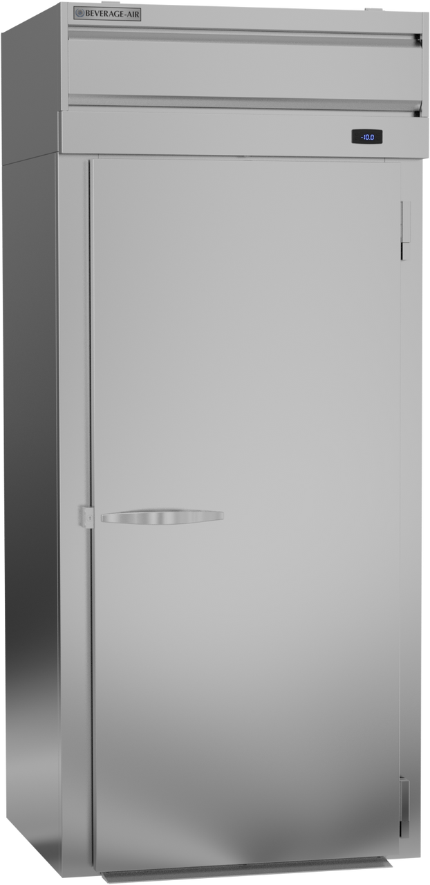 Beverage-Air - 36" P Series Stainless Steel Roll-In Freezer w/ 1 Solid Swing Door - PFI1HC-1AS