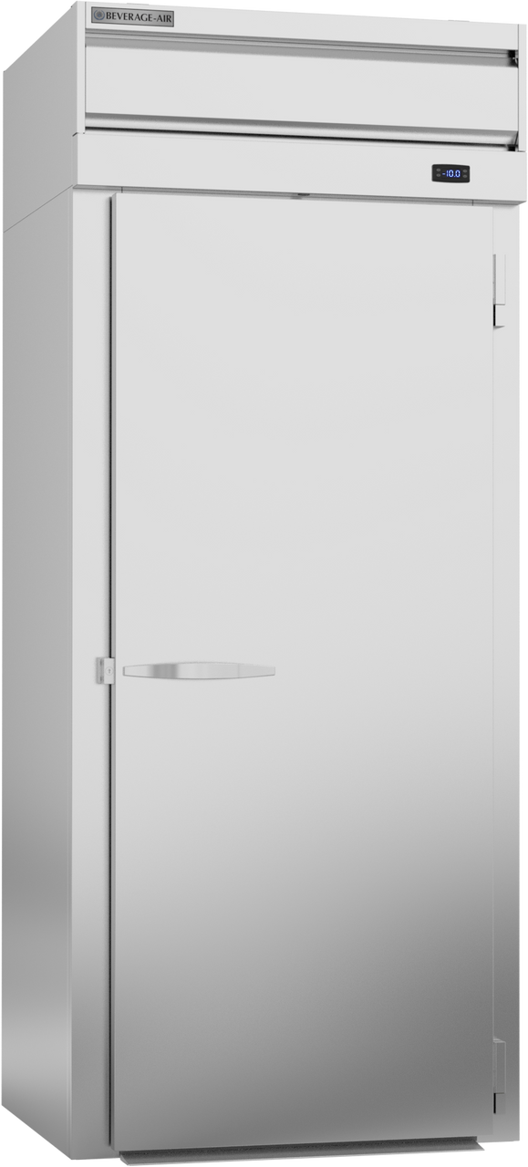 Beverage-Air - 36" P Series Stainless Steel Extra Tall Roll-In Freezer w/ 1 Solid Swing Door - PFI1XTHC-1AS