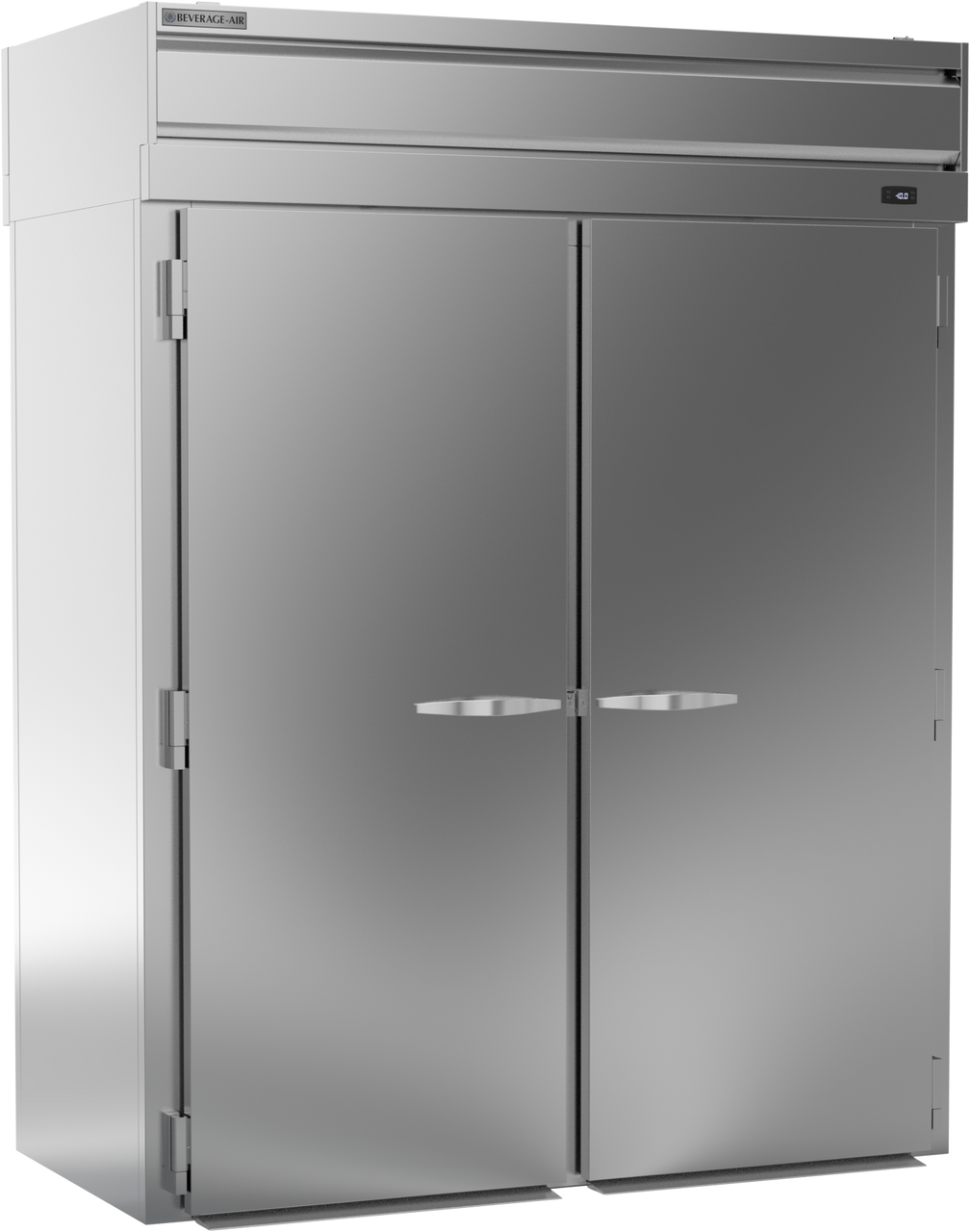 Beverage-Air - 69" P Series Stainless Steel Extra Tall Roll-Thru Freezer w/ 4 Solid Swing Doors - PFT2XTHC-1AS