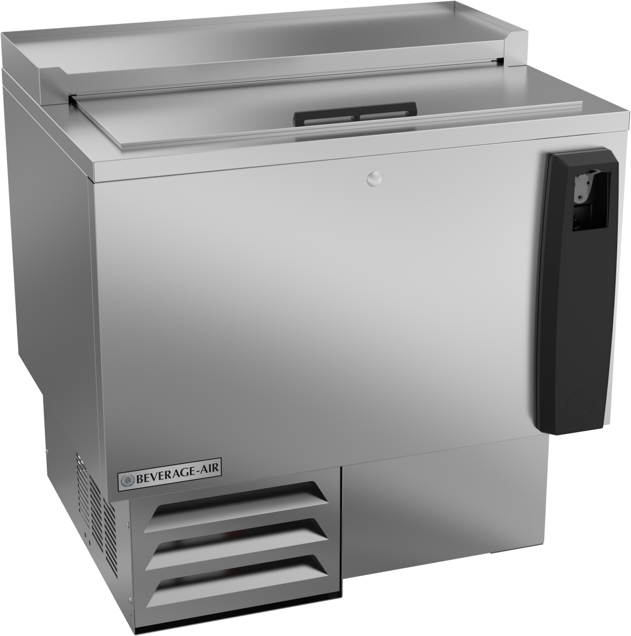 Beverage-Air - 34" Stainless Steel Bottle Cooler w/ 1 Lid - SF34HC-S