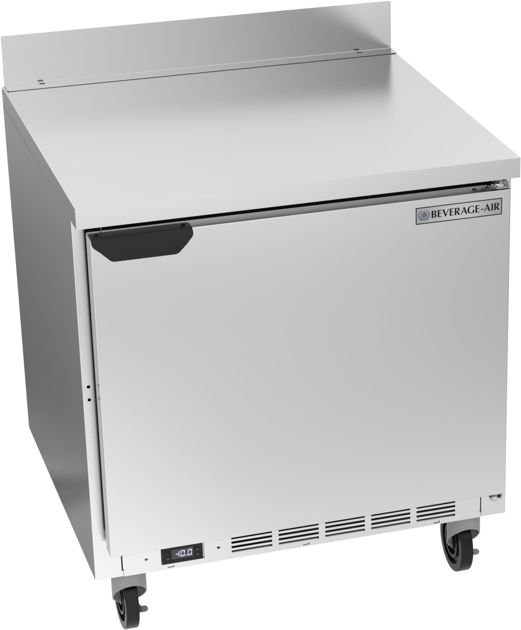 Beverage-Air - 32" Mobile Worktop Freezer w/ 1 Solid Swing Door - WTF32AHC