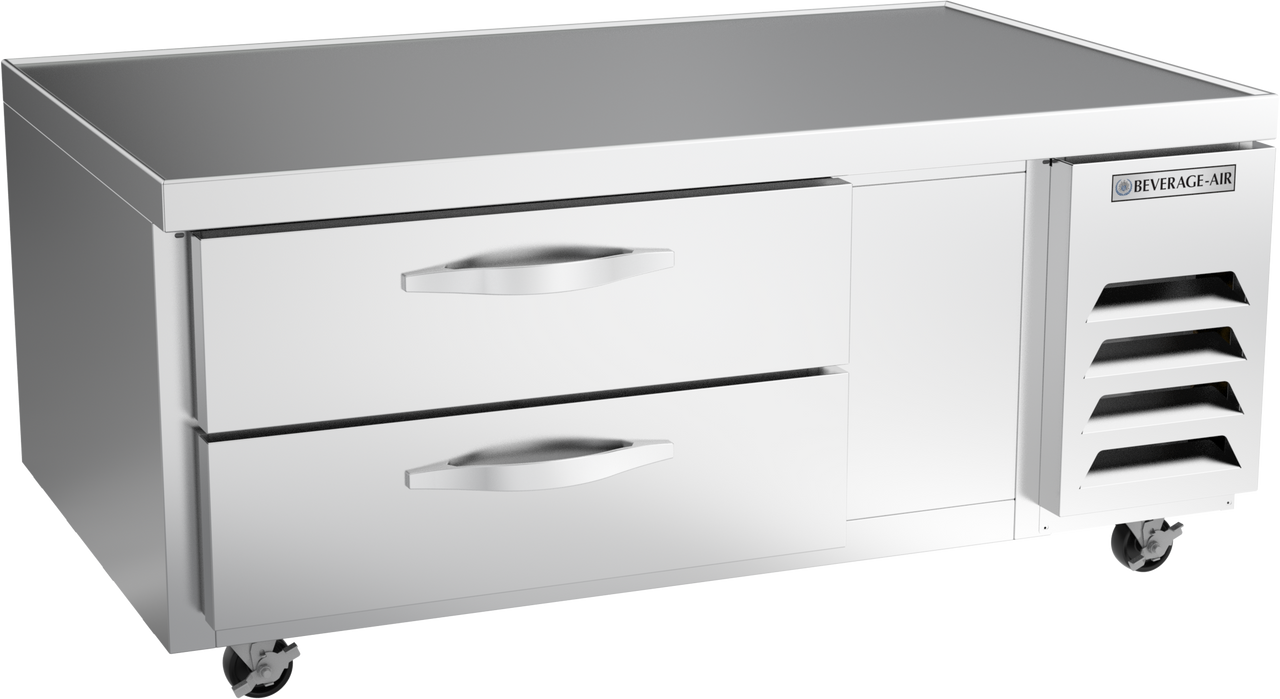 Beverage-Air - 52" Chef Base Refrigerator w/ 2 Drawers - WTRCS52HC
