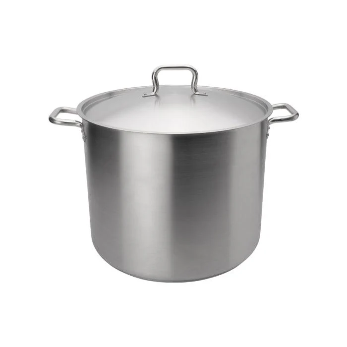 Browne 32 Qt. Elements Stainless Steel Deep Stock Pot - 5733932