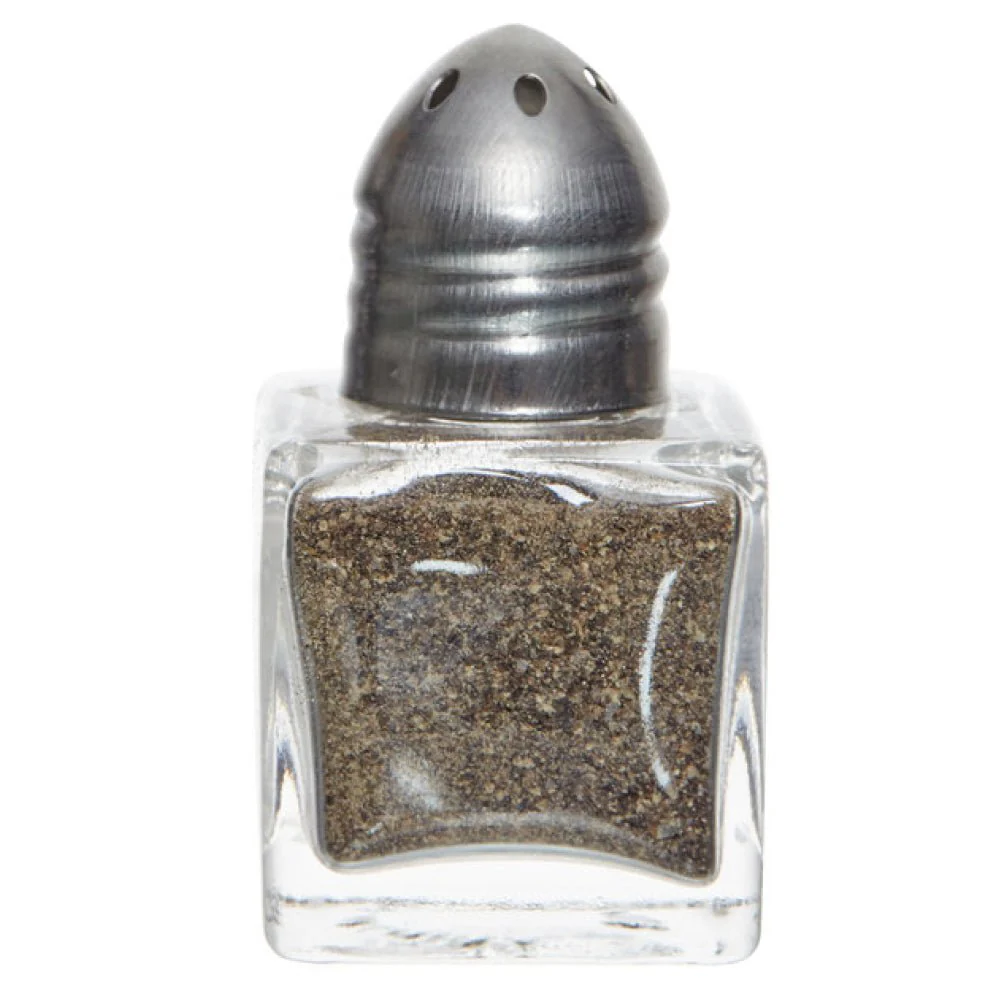 Browne 0.5 Oz. Glass Salt and Pepper Shaker, 12/Case - 575225