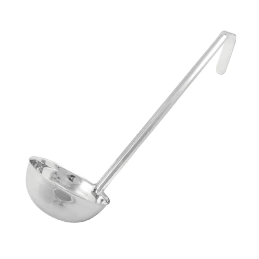 Browne 12 Oz. One-Piece Stainless Steel Ladle - 575712