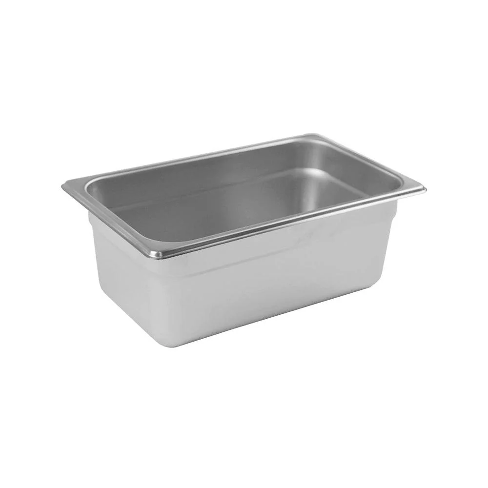 Browne 4" 25 Gauge Anti-Jam 1/4 Size Steam Table Pan / Hotel Pan - 98144