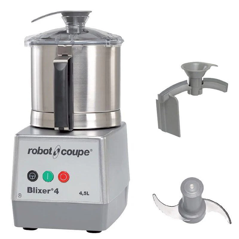 Robot Coupe BLIXER 4 4.75 Qt. Single Speed Food Processor / Blender & Mixer - 1.5 Hp / 120V
