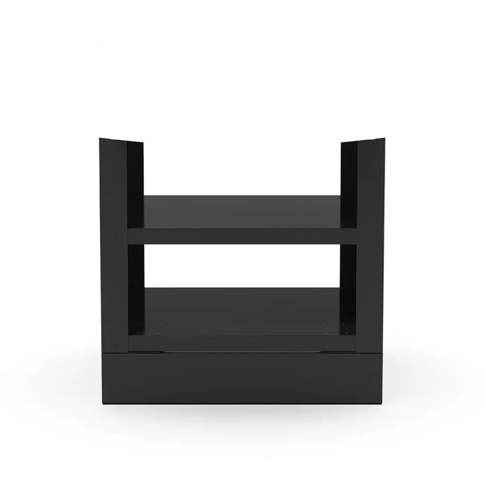 Alfa Quick 2 Pizze Black Oven Base - BPQ2PNER