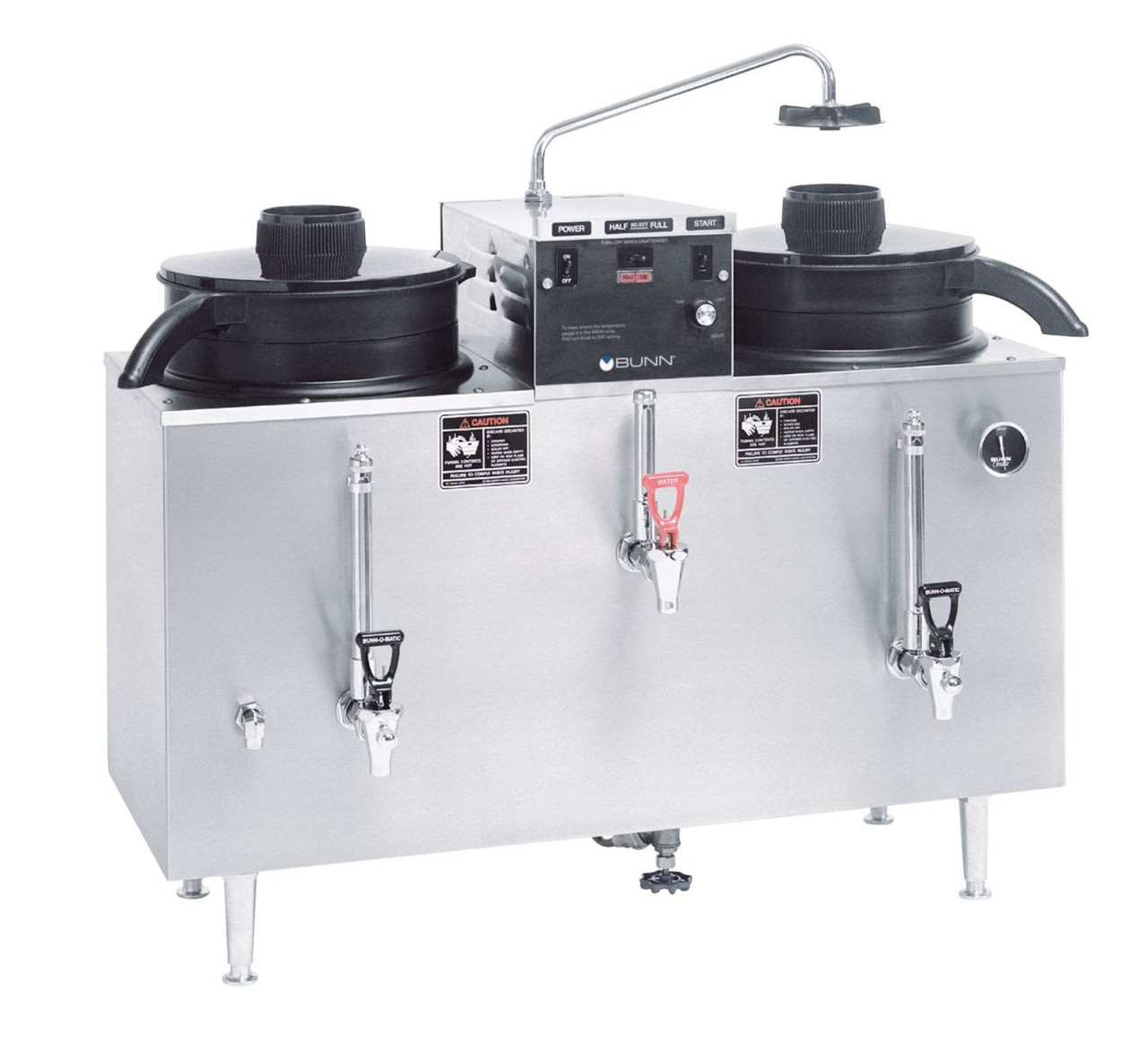 BUNN - 3 Gallon U3 Twin Automatic Electric Coffee Urn 120/240V - 20500.6004