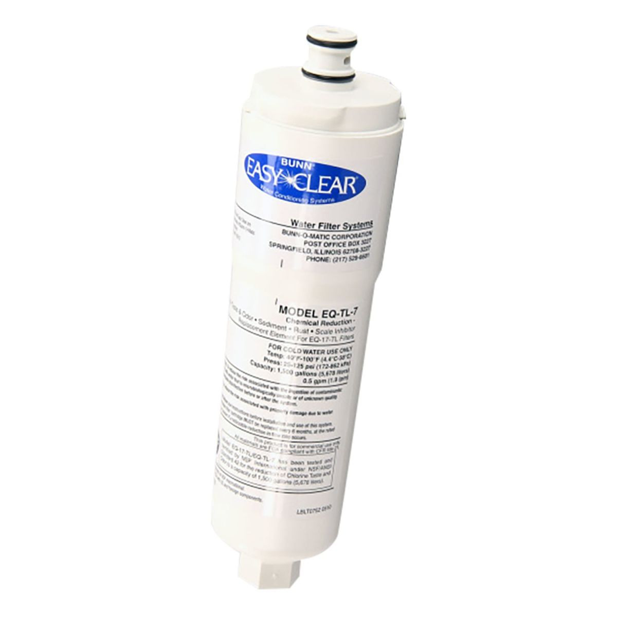 BUNN - EQ-TL-7 for EQ-17-TL Easy Clear Cartidges Case of 48 - 30200.0001