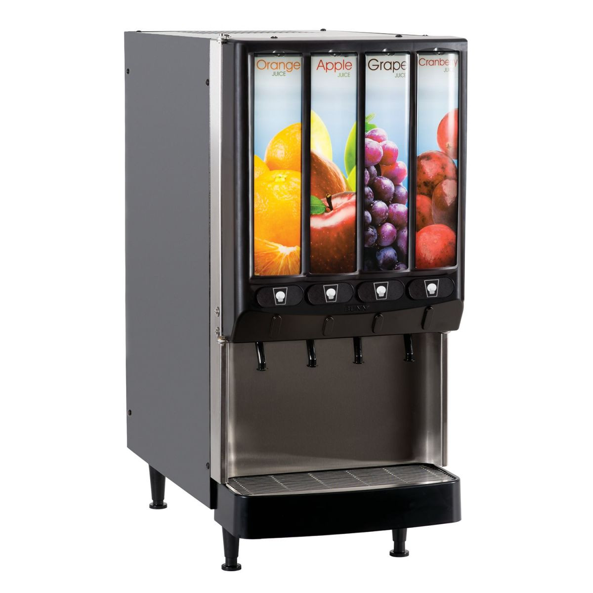 BUNN - JDF-4S Push Button Cold Beverage Dispenser w/ Graphics - 37300.6079