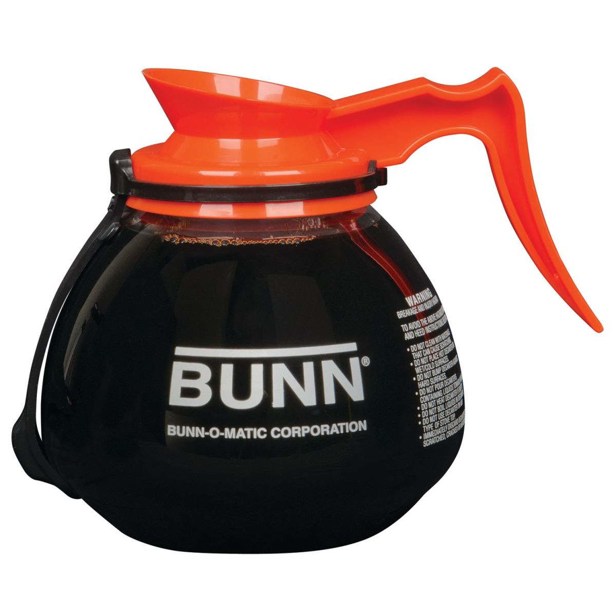BUNN - Glass Decanter w/ RFID Orange Handle Case of 3 - 42401.7203