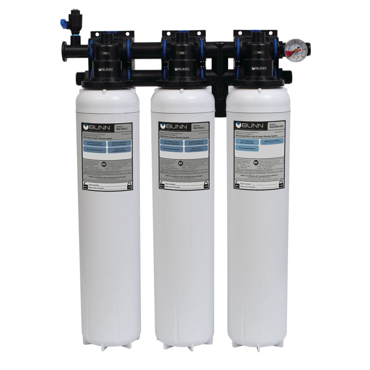 BUNN - WQ-TRPL75(10).2L High Performance Water Filtration System - 56000.0013