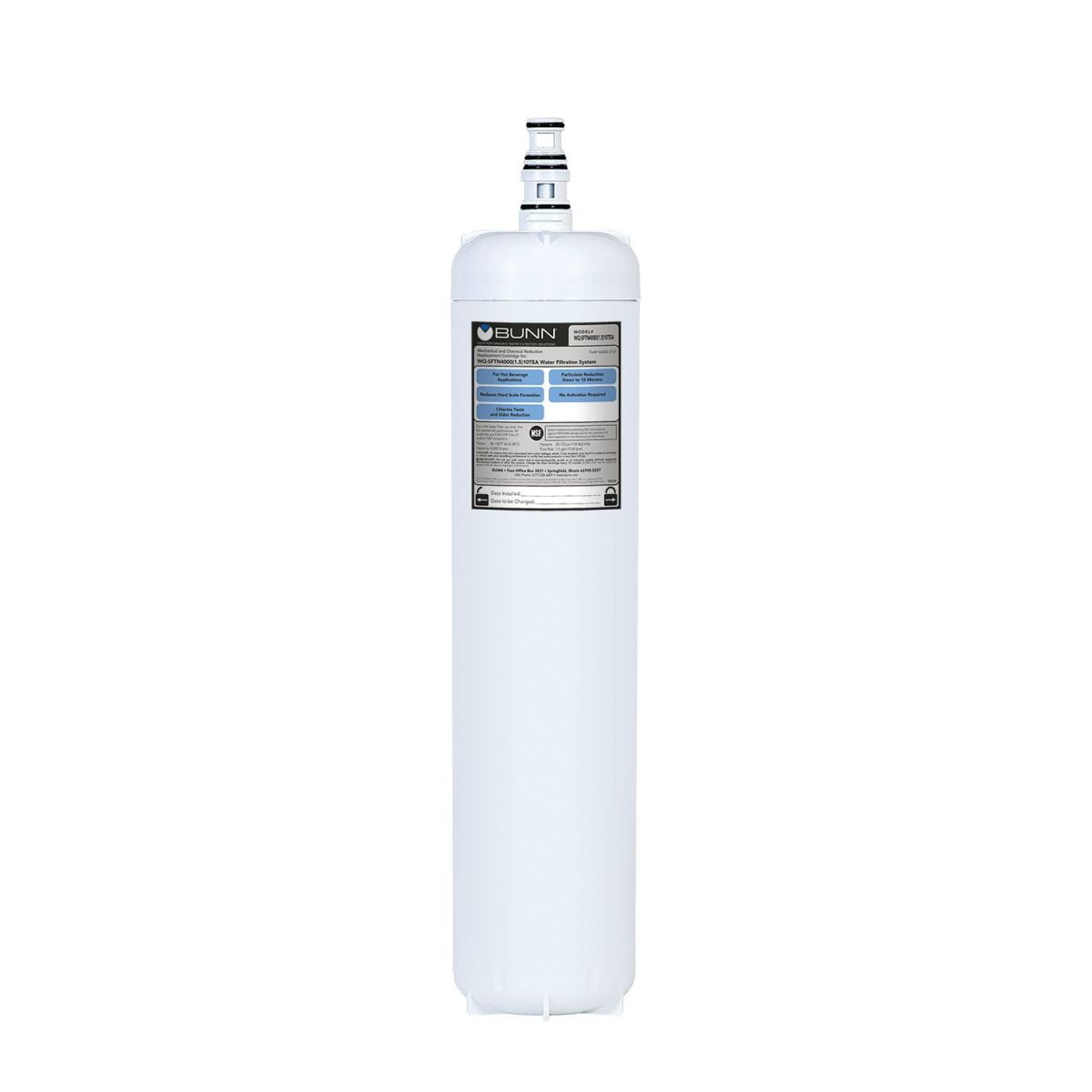 BUNN - WQ-SFTN4000(1.5)10 High Performance Water Filtration Cartridge - 56000.0133
