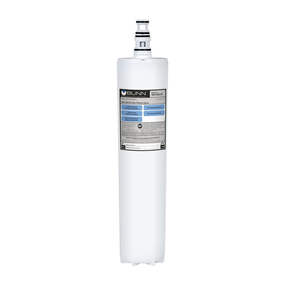 BUNN - WQ-18(2).2C High Performance Water Filtration Cartridge - 56000.0139