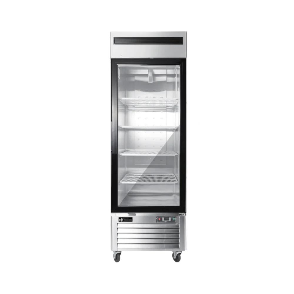 EFI C1-27GDSVC 27" Bottom-Mount Glass Door Merchandising Refrigerator - 19.1 Cu. Ft.
