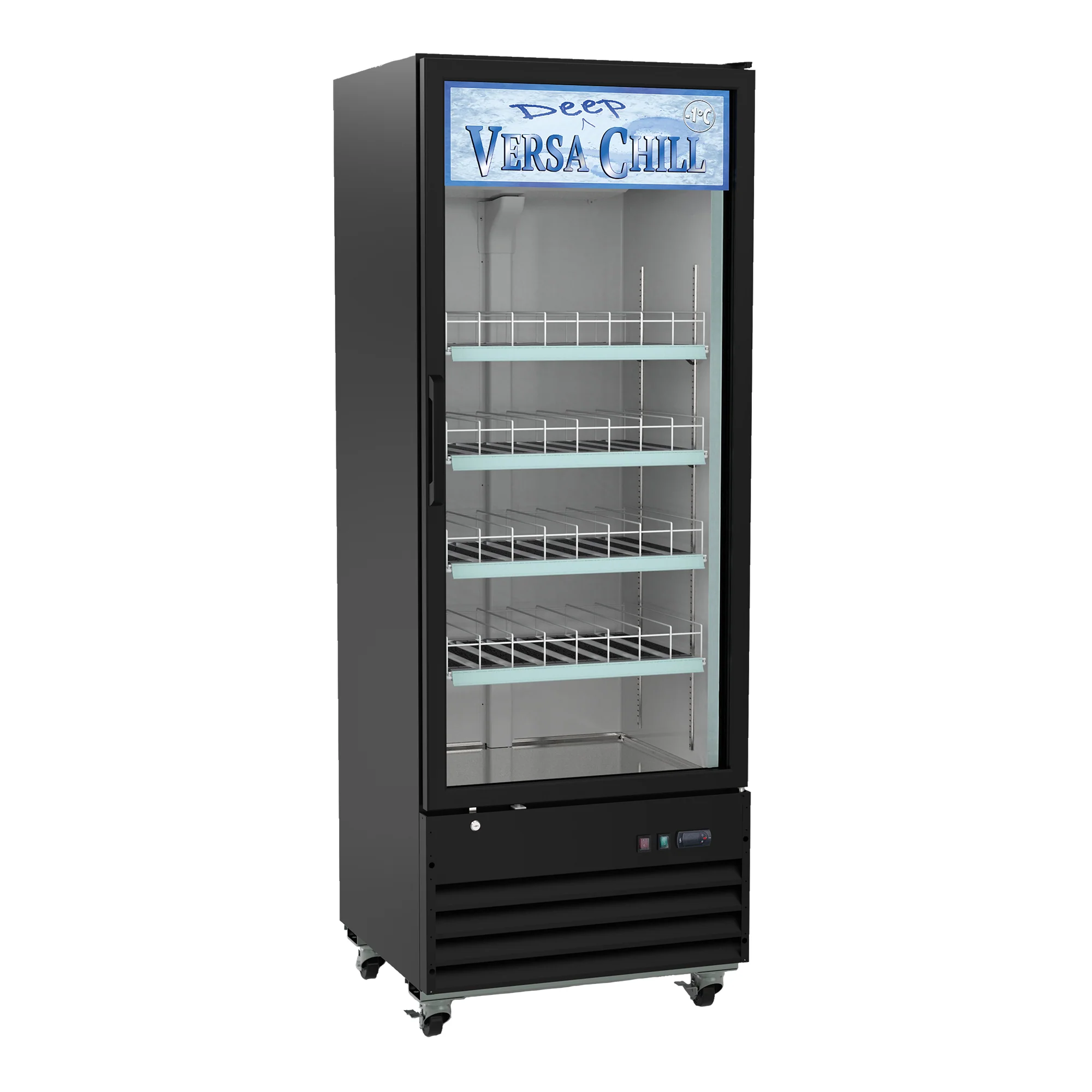 EFI C1Z-29GDVCX 29" X-Line Deep Chill Single Glass Door Cooler - 22.9 Cu. Ft.