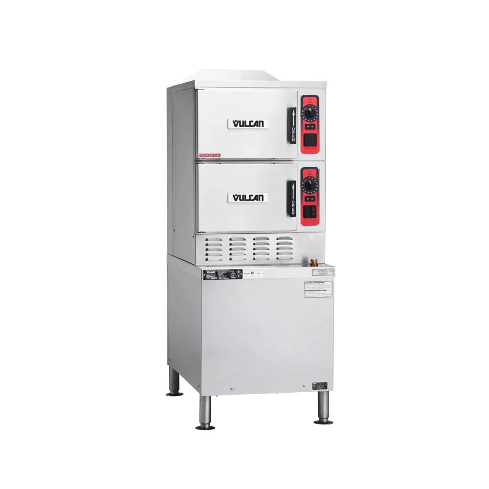 Vulcan C24EA6-1 Electric Floor Model Steamer with 6 Full Size Pan Capacity, 240v/3ph