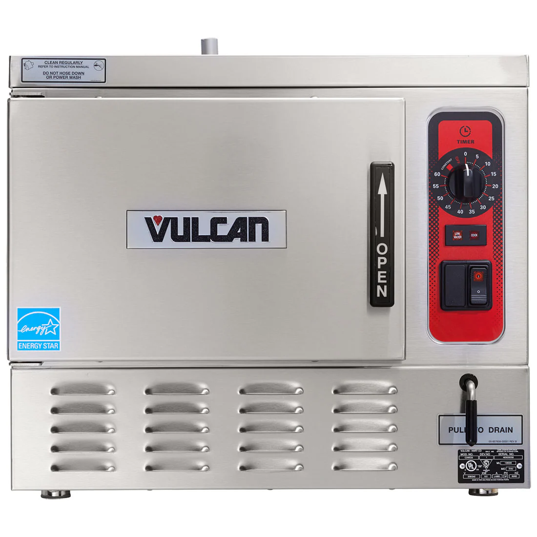 Vulcan C24EO3-1 3 Pan Boilerless Electric Countertop Convection Steamer - 208V