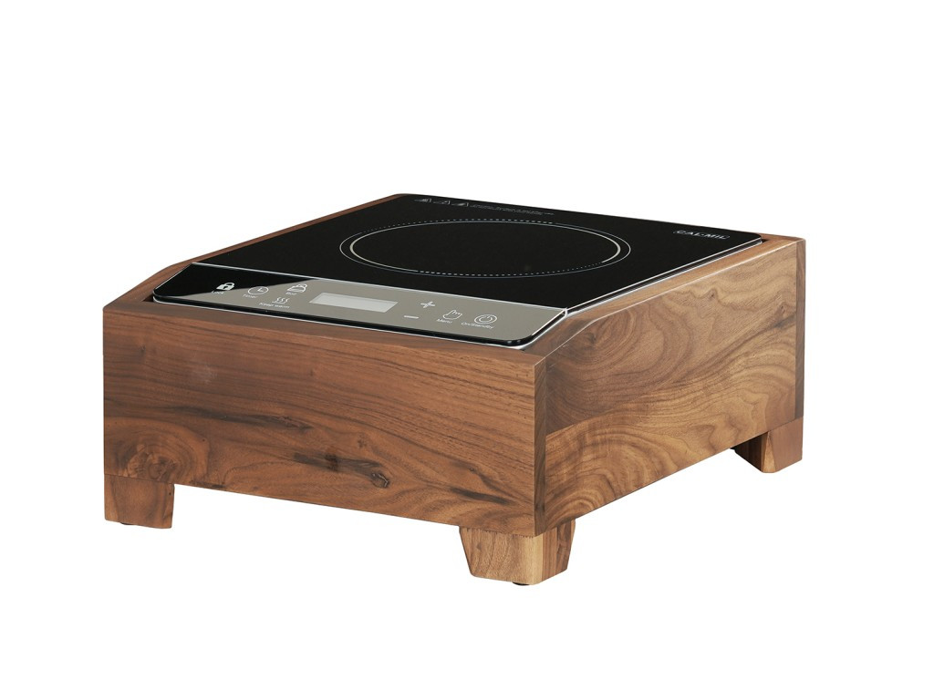 Cal Mil - 15.75" Sydney Walnut Countertop Induction Unit - 2318178