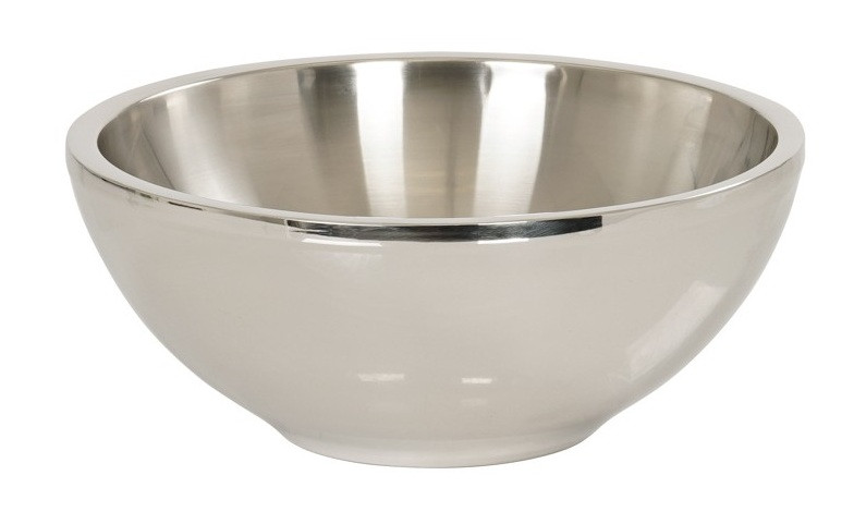 Cal Mil - 12" Stainless Round Cold Bowl - 234251255