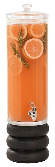 Cal Mil - 3 Gallon Brooklyn Round Beverage Dispenser W/ Ice Chamber & Base - 23796313