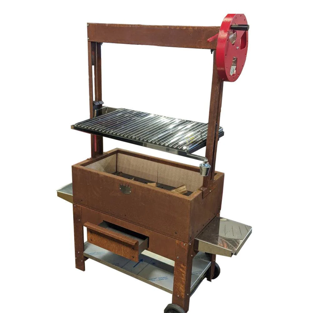 Clementi CALIFORNIA Adjustable Charcoal BBQ Grill