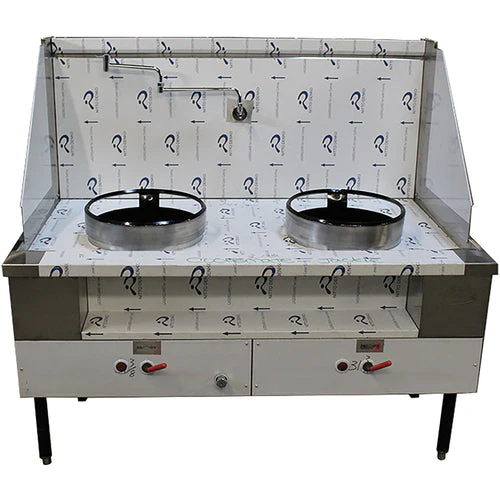 Cambo CAM-2 Natural Gas/Propane Double Burner Wok Range