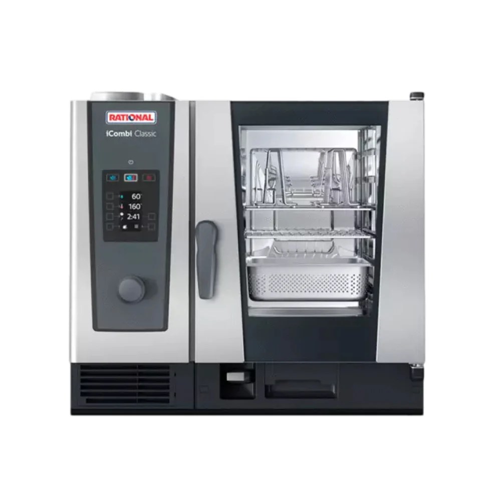 Rational iCombi Classic 6-Half Size Pan Electric Combi Oven With Manual Controls