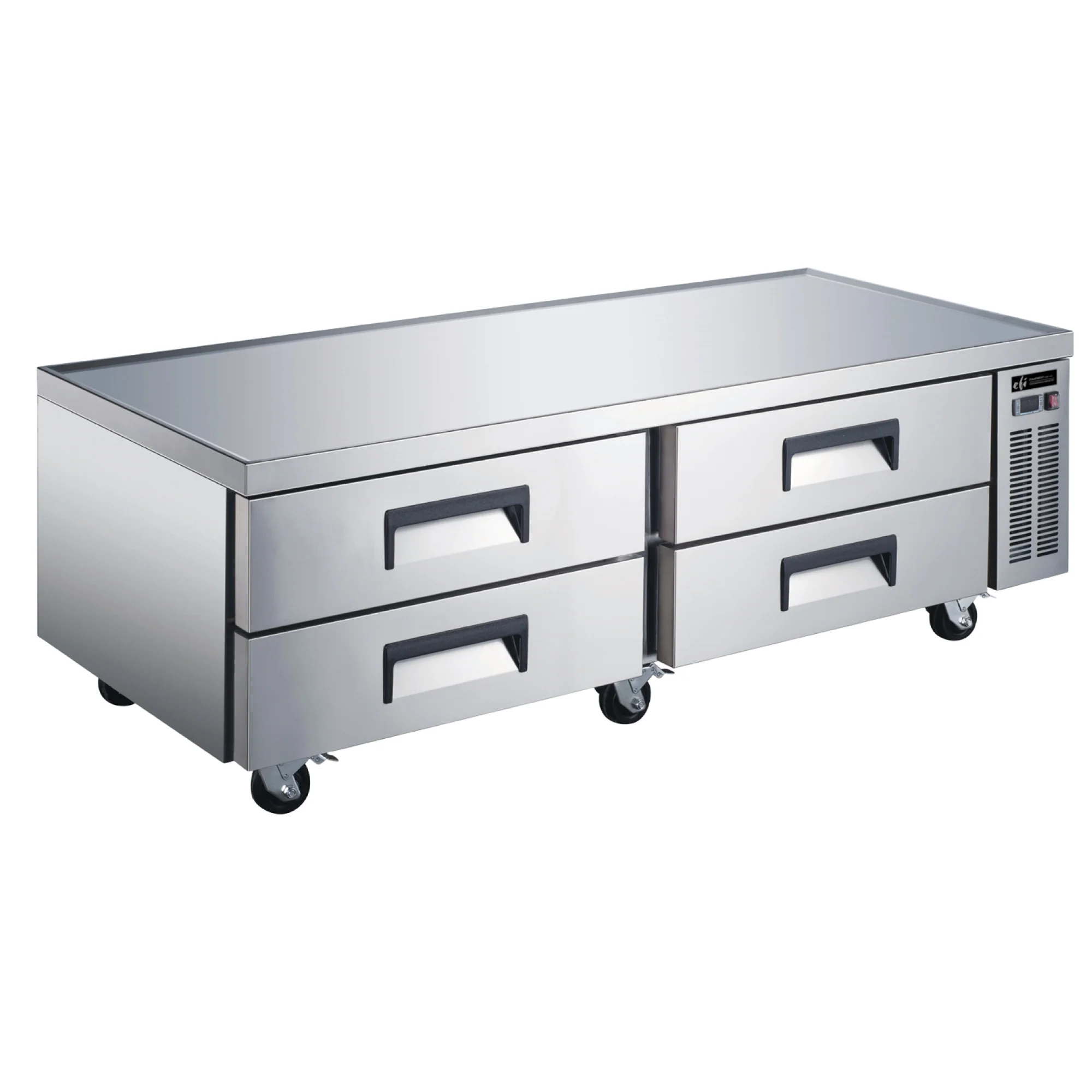 EFI CCB-72VCX 72" X-Line 4-Drawer Refrigerated Chef Base - 16 Cu. Ft.