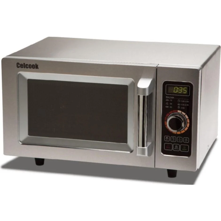 CelCook CEL1000D 1000W Commercial Dial Timer Microwave Oven - 120V/60Hz