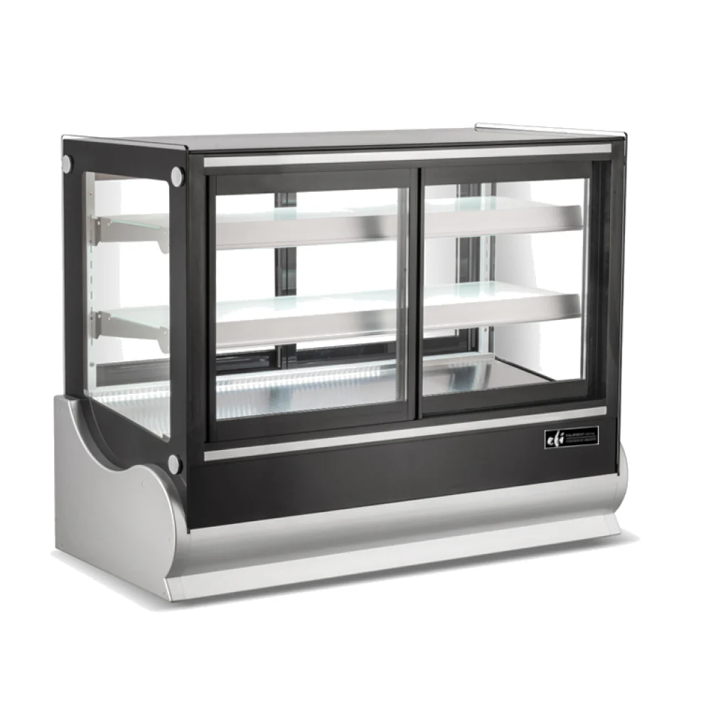 EFI CGSLM-4838 47" Square Glass Countertop Refrigerated Display Case - 9 Cu. Ft.