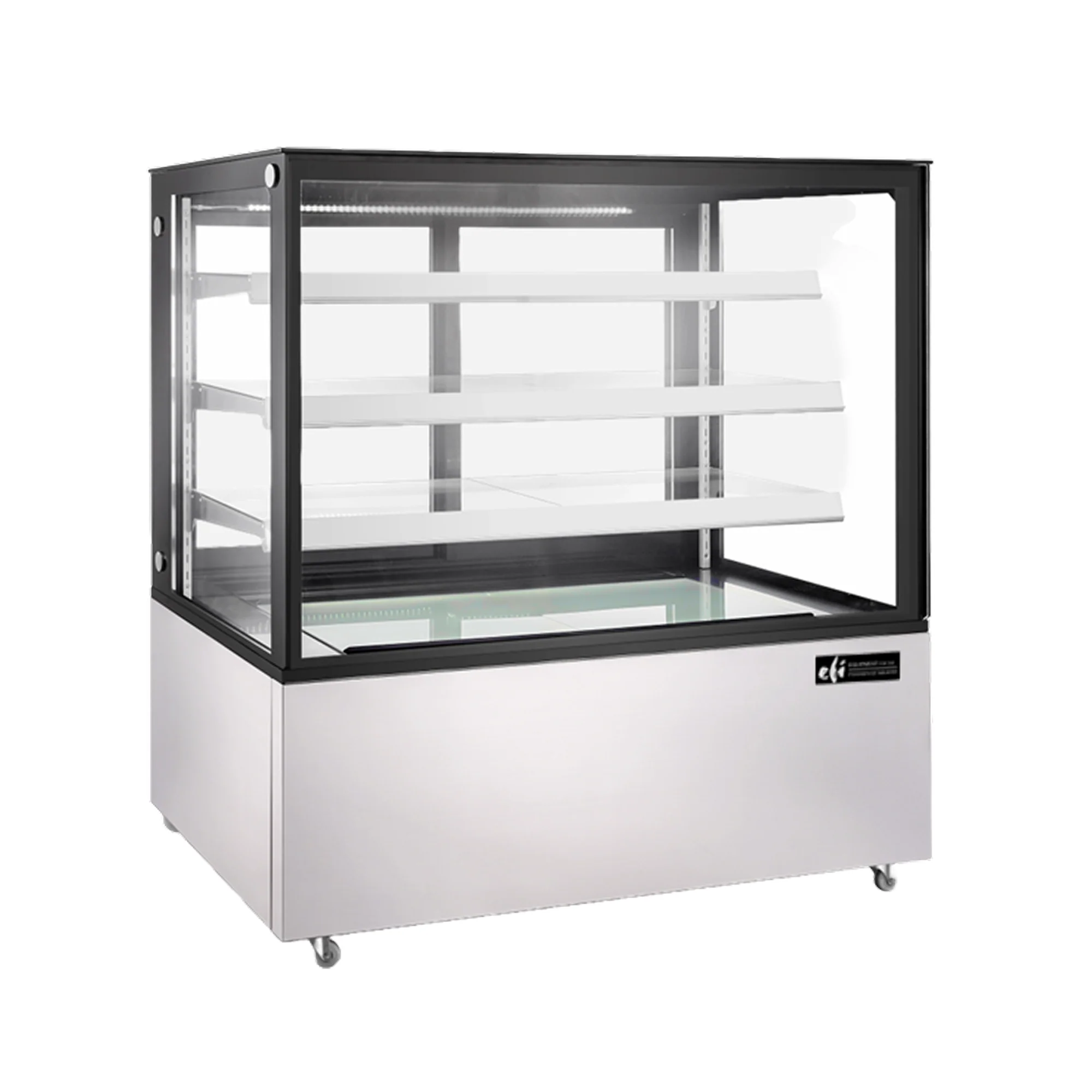 EFI CGSM-4956 49" Straight Sided Glass Refrigerated Display Case - 18.7 Cu. Ft.