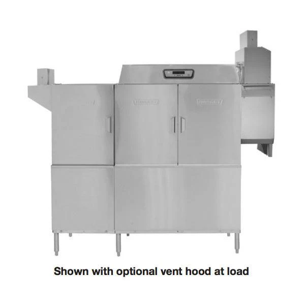 Hobart CLPS66eR Low Temperature Conveyor Dishwasher - 202 Racks/Hour