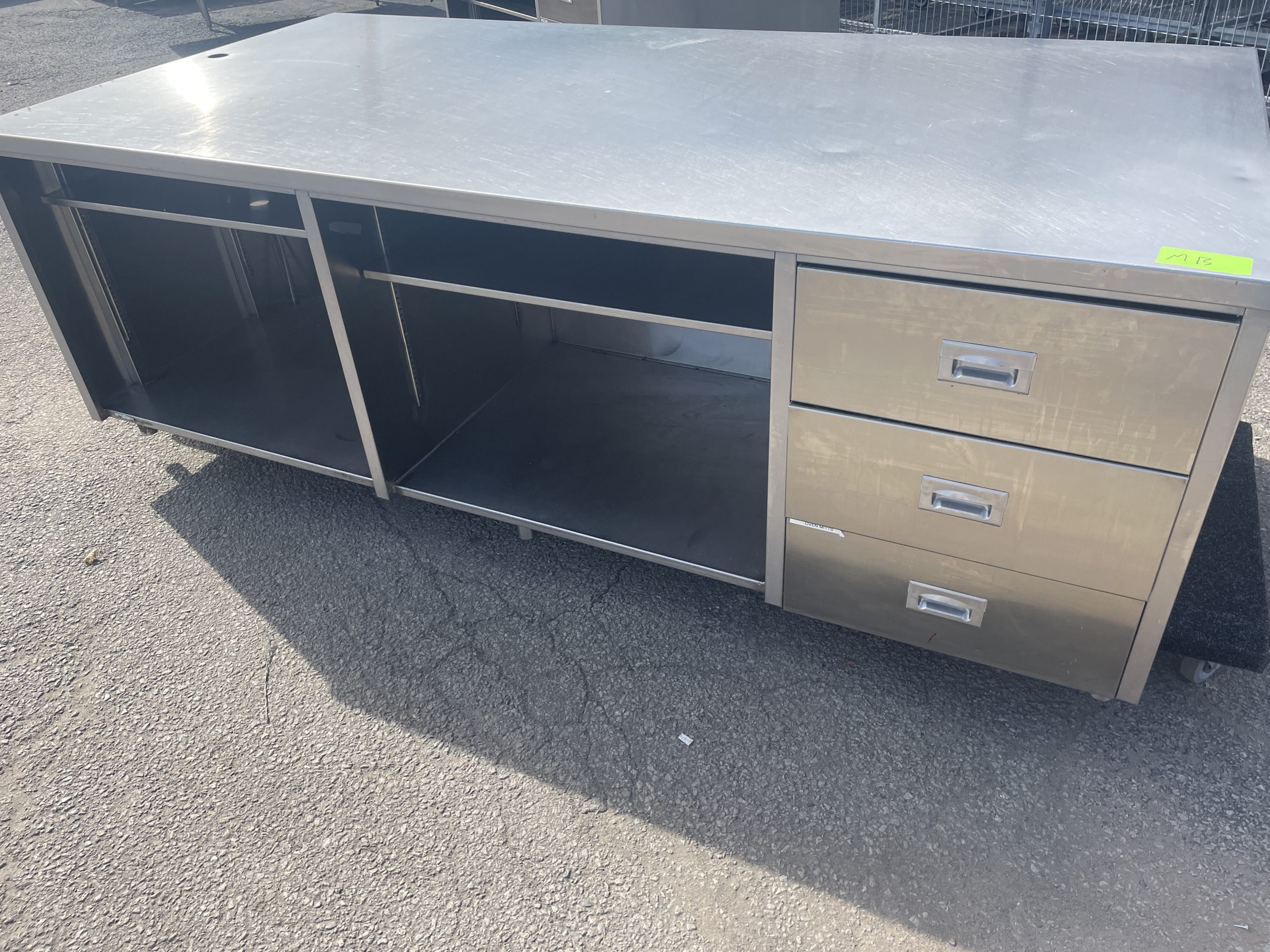Commercial robust-build Stainless Steel Island Bakery Table