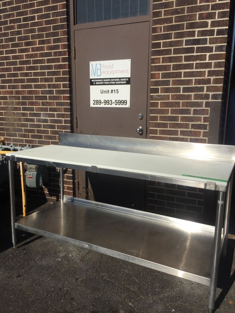 Commercial Stainless Steel Butcher Table with Cutting Board