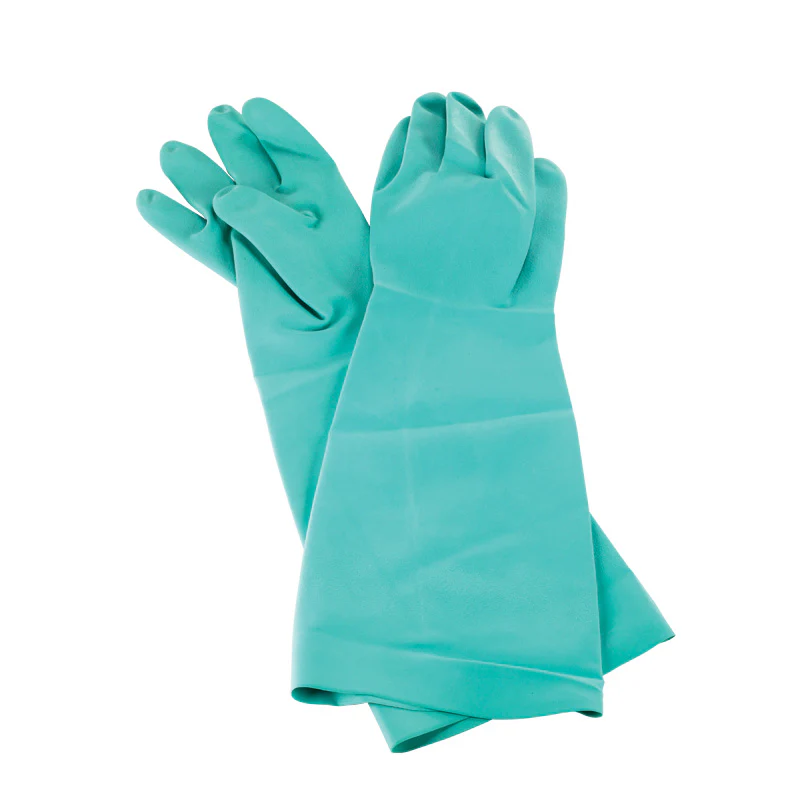 San Jamar 19” Nitrile Pot and Sink Gloves - 19NU