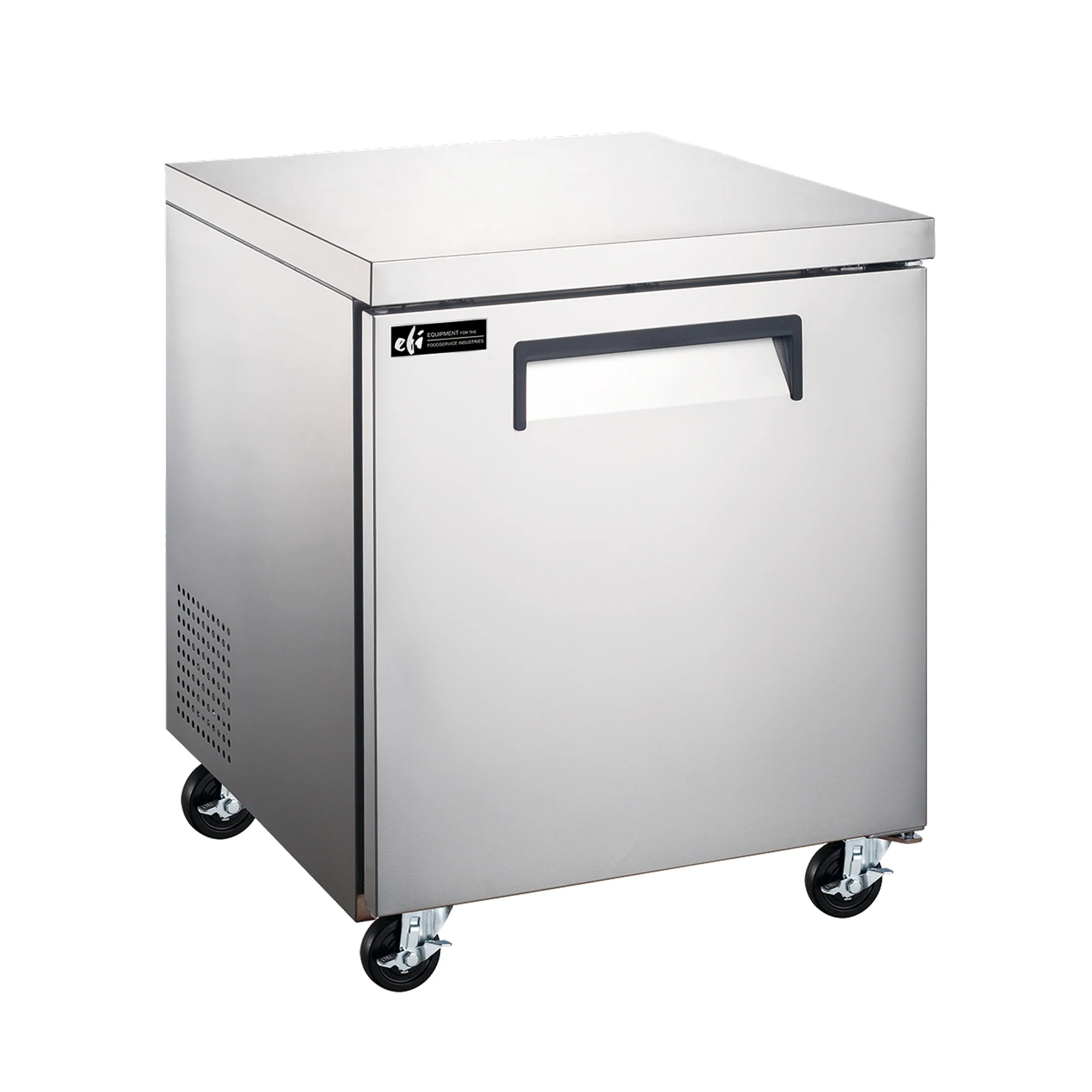 EFI CUDR1-27VCX 27" X-Line Solid 1-Door Undercounter Refrigerator - 6.3 Cu. Ft.