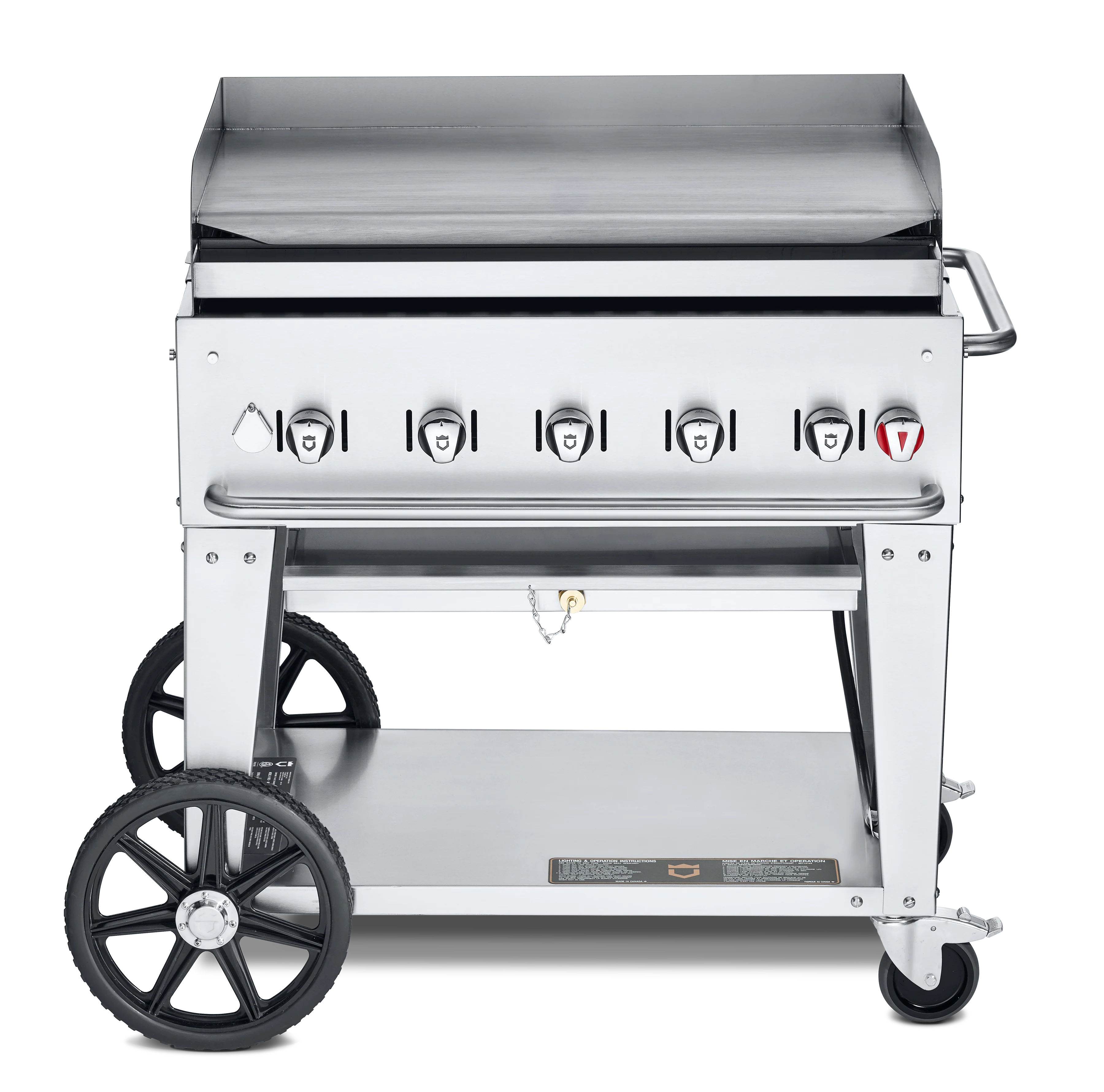 Crown Verity CV-MG-36 36" Mobile Griddle - Liquid Propane