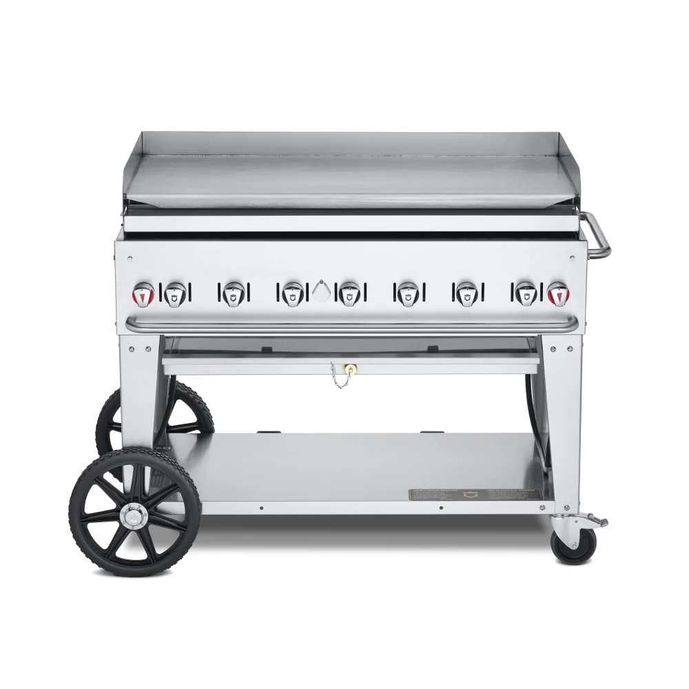 Crown Verity CV-MG-48 48" Mobile Griddle - Liquid Propane